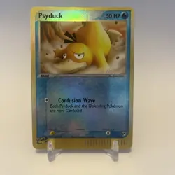 Psyduck 73/100 Reverse Holo Pokemon EX Sandstorm 2003 Vintage LP - Image 1