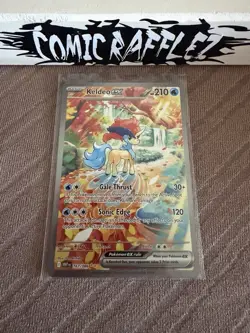 Keldeo ex 167/086 Sv: Pokemon TCG White Flare - Special Illustration Rare SIR NM - Image 1