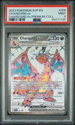 2023 Pokemon Scarlet & Violet Promo Full Art Charizard #SVP056 Tera ex PSA 9 - Image 1