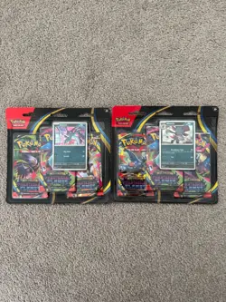 Pokemon TCG: Phantasmal Flames 3 Pack Blister [lot of 2] - IN HAND SOLD OUT - Image 1