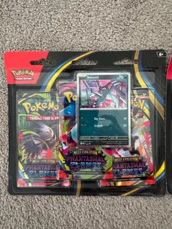 Pokemon TCG: Phantasmal Flames 3 Pack Blister [lot of 2] - IN HAND SOLD OUT - Image 2