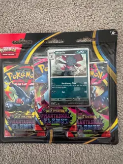 Pokemon TCG: Phantasmal Flames 3 Pack Blister [lot of 2] - IN HAND SOLD OUT - Image 3