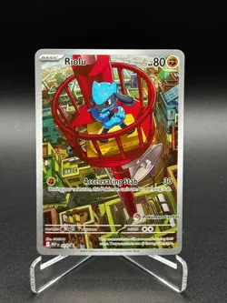 Riolu (Pokemon Center Exclusive) 010 Holo ME: Mega Evolution Promo Pokemon NM/M - Image 1