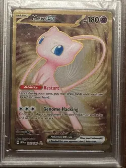 2023 POKEMON MEW EN-151 HYPER RARE MEW ex PSA 9 - Image 3