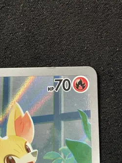Pokemon TCG Fennekin 080 Promo Pokemon Center stamped - Image 3