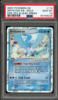 Pokemon Articuno ex EX Fire Red & Leaf Green Holo Secret Rare #114 PSA 10 - Image 1
