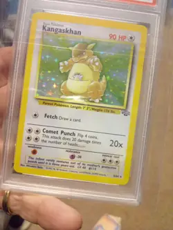 1999 Pokemon TCG Jungle Kangaskhan Holo PSA #5, 7 NM-5/64.Check Pictures Great - Image 4