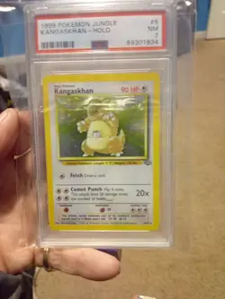 1999 Pokemon TCG Jungle Kangaskhan Holo PSA #5, 7 NM-5/64.Check Pictures Great - Image 5