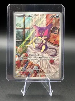 Purrloin 🐱✨136/086 • Pokemon TCG White Flare Illustration Rare NM - Image 1