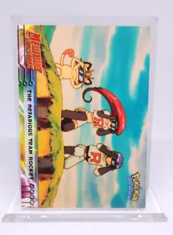 Pokemon Topps "The Nefarious Team Rocket" Mewtwo Strikes Back 12 Blue Logo - Image 2