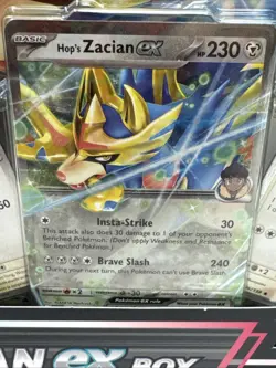 👀 Pokemon TCG (2) Hop’s Zacian ex Box’s Sealed! Destined Rivals & Journey - Image 3