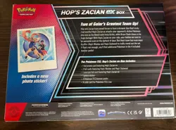 Pokemon Hop's Zacian Ex Box Sealed Packs + Promos - Image 2