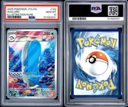 Pokemon TCG Wailord 162/159 Illustration Rare Journey Together w/Guard - PSA 10 - Image 4