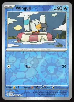 Wingull 038/159 Common Journey Together Pokemon Reverse Holo Near Mint - Image 1