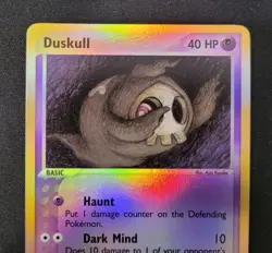 Duskull 62/100 Common Sandstorm Pokemon Reverse Holo NM - Image 2