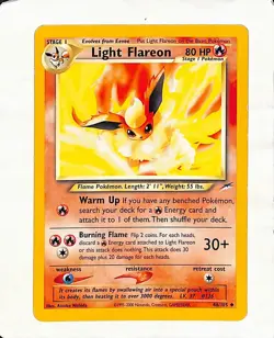 Light Flareon - 46/105 Neo Destiny - Pokemon TCG - 2002 - Image 1