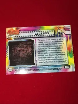Pokemon Topps Mewtwo Strikes Back Movie Non Holo Legends Mew - Image 2