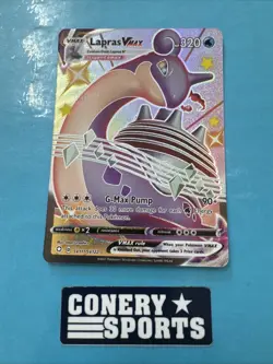 2021 Pokemon Lapras VMAX SV111/SV122 Full Art Shining Fates Shiny Vault MINT - Image 1