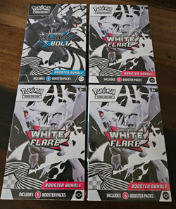 Pokemon TCG Black Bolt & White Flare Booster Bundle Boxes Sealed Lot of 4 - Image 1