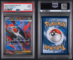 2025 Pokemon Mega Latias Ex Ultra Rare PSA 9 Mega Evolution #163 PSA 9 - Image 1