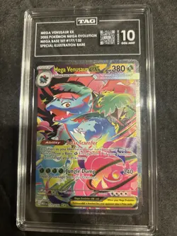 Pokemon Mega Venusaur Ex 177 TAG 10 Mega Evolutions - Image 1