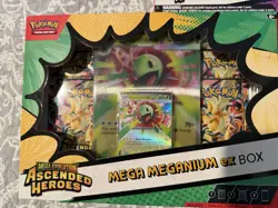 Pokemon Ascended Heroes Mega Meganium, Mega Emboar, First Partners Sealed Kit - Image 1