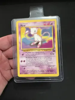Mew - 8 Black Star Promo WOTC Pokemon Lightly Played NM - Image 1