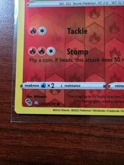 Numel (Peelable Ditto) 013/078 Pokemon GO Reverse Holo - Image 2