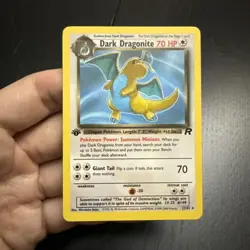 Dark Dragonite [Non-Holo] Pokemon Team Rocket #22/82 [1st Edition] - Image 1