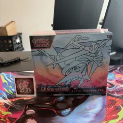 Pokemon TCG: Chaos Rising Pokemon Center ETB- Factory Sealed On Hand - Image 1