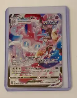 Sylveon VMAX TG15/TG30 Brilliant Stars Trainer Gallery Full Art Pokemon - Image 1