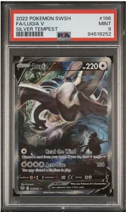 Pokemon Lugia V Silver Tempest Full Alt Art #186 PSA 9 Mint 🔥🔥 - Image 1