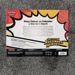 Pokemon TCG Mega Evolution Ascended Heroes Mega Emboar EX Box ✅FAST DELIVERY✅ - Image 2