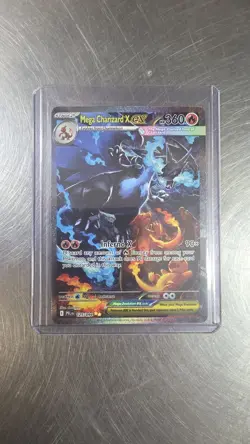 Pokemon Mega Charizard X EX 125/094 From Phantasmal Flames Newly Pulled - Image 3