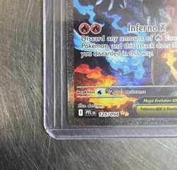 Pokemon Mega Charizard X EX 125/094 From Phantasmal Flames Newly Pulled - Image 5