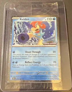Pokemon TCG Keldeo 19/86 Chaos Rising Stamped Promo Sealed - Image 1