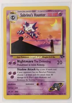 Pokemon Sabrina's Haunter 55/132 Pokemon Gym Challenge - Image 1