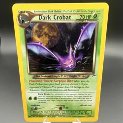 Pokemon Dark Crobat 2/105 Neo Destiny Holo Rare Stage 2 70 HP Unlimited English - Image 1