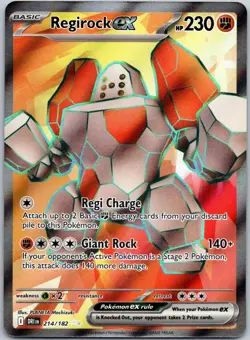 Regirock ex 214/182 Ultra Rare Destined Rivals NM - Image 1