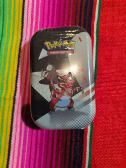Pokemon Unova Black Bolt White Flare Mini Tin Display 8 tins 16 packs Sealed - Image 4