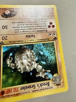 Brock's Graveler HP 34/132 - 1st Edition Gym Challenge 🏝 Pokemon WOTC 2000 (A) - Image 3