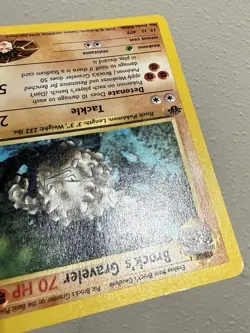Brock's Graveler HP 34/132 - 1st Edition Gym Challenge 🏝 Pokemon WOTC 2000 (A) - Image 5