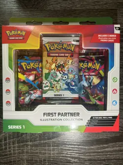 Pokemon TCG: First Partner Illustration Collection Series 1 New Sealed - Image 1