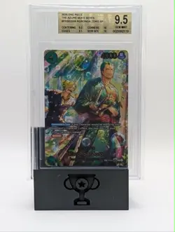 One Piece OP14-EB04 Roronoa Zoro SP Beckett BGS 9.5 PSA 10 Cross Grade Candidate - Image 1