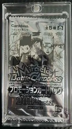 2012 One Piece MIRACLE BATTLE Carddas SEALED CARD PROMO CARD PACK RARE - Image 2
