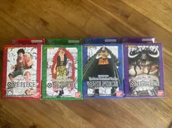 One Piece English Super Pre-Release ST-01 to ST-04 Full Starter Deck Set Sealed - Image 1