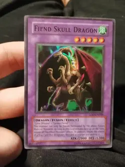 Yugioh Fiend Skull Dragon LOD-EN039 Super Rare NM - Image 1