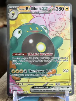 Ionos Bellibolt 172/159 (JTG) Journey Together NM Full Art Pokemon Card - Image 1