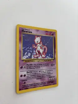 Pokemon TCG Mewtwo Base Set Holo Rare Card 10/102 1999 - Image 3