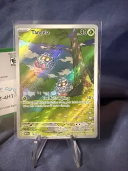Pokemon Tangela 178/165 SV151 Illustration Rare Holo 80 HP Tactful Tangling Card - Image 1